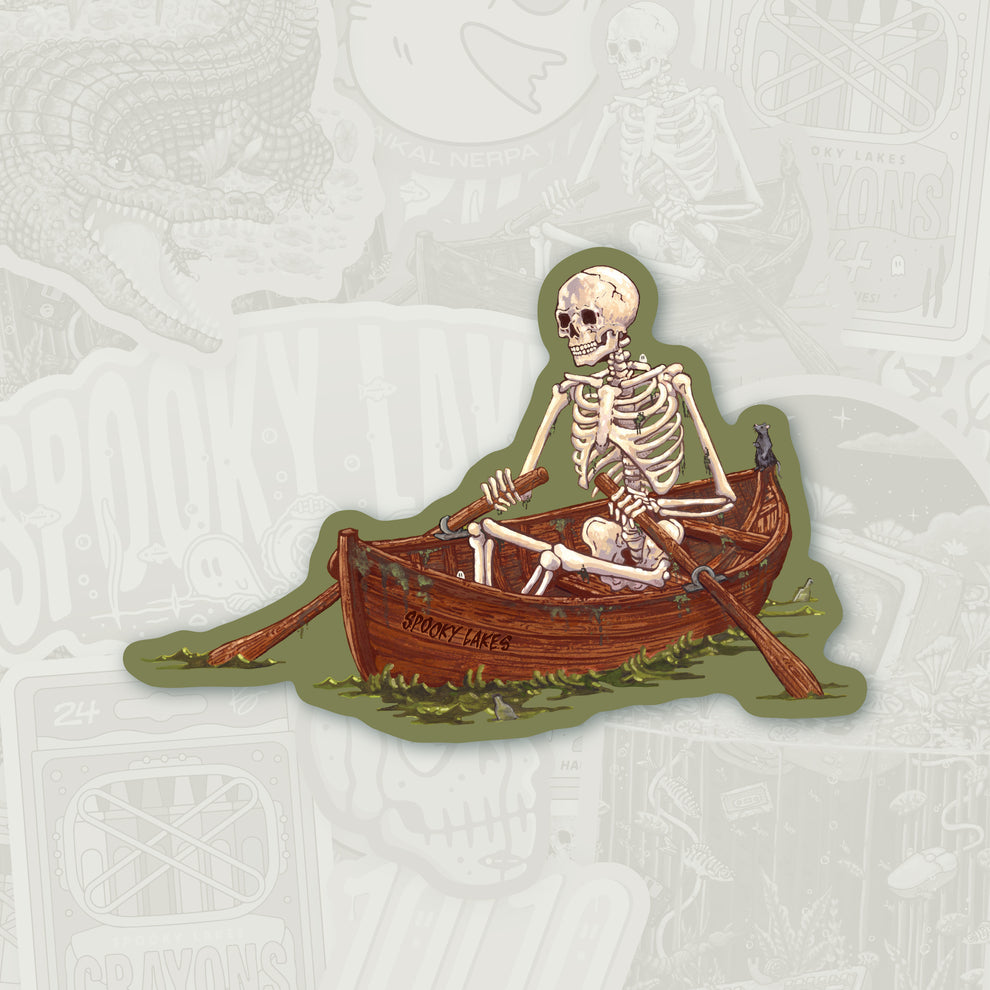 River Styx Sticker: 2025 Spooky Lake Month – Spooky Lakes Art