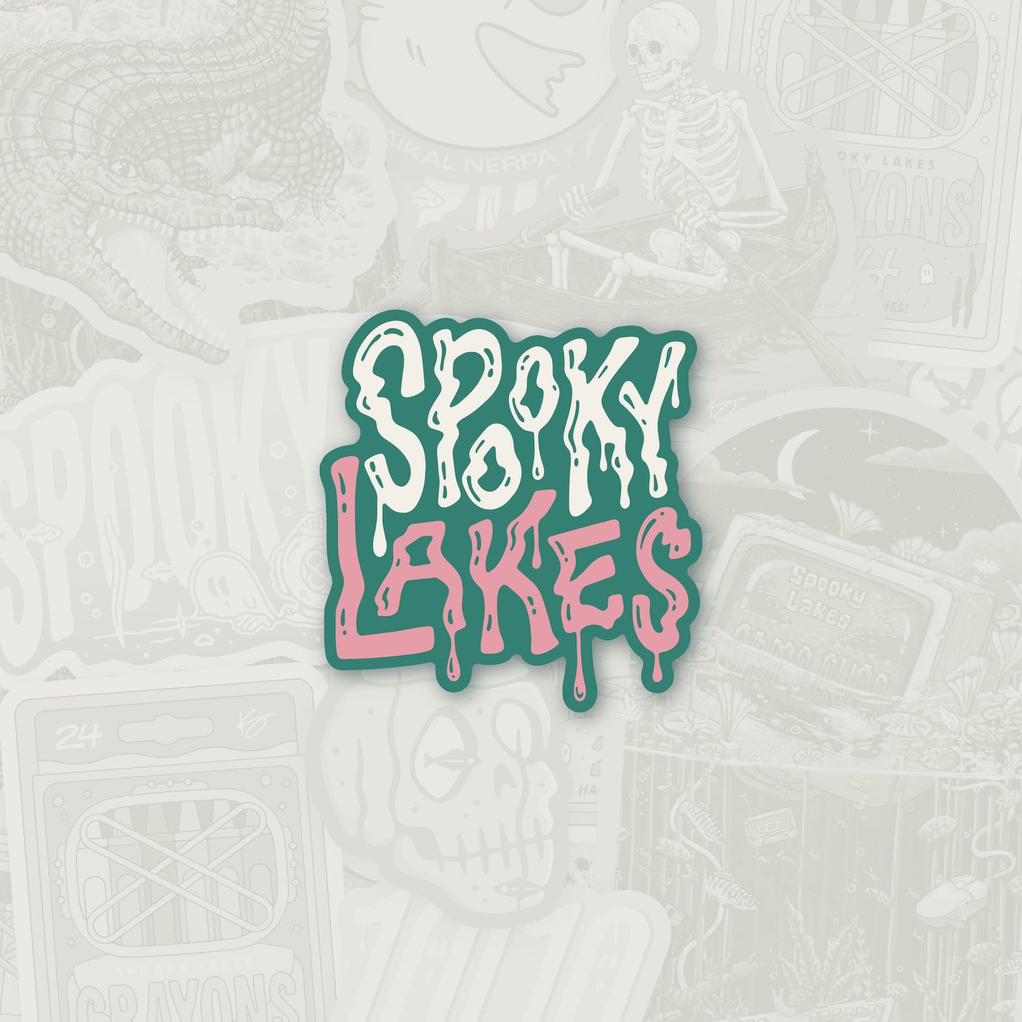 Spooky Lakes Sticker