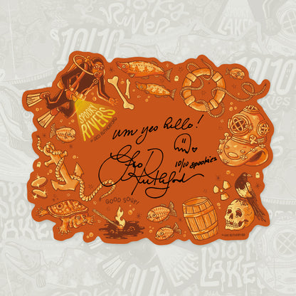 Spooky Rivers Signed Bookplate