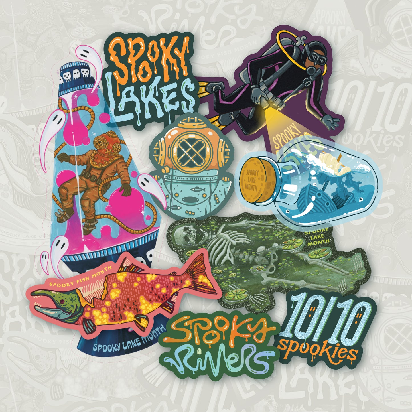 2026 Spooky Lake Sticker Pack