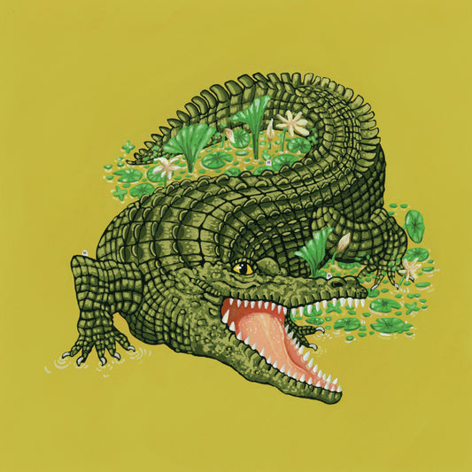 Cahill Croc Giclée Print