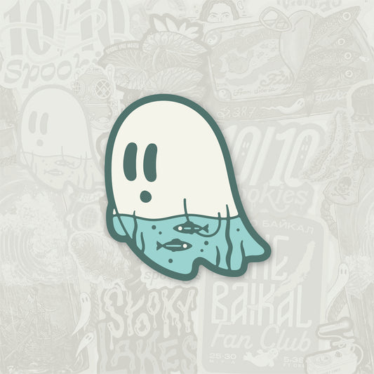 Wet Ghostie Sticker